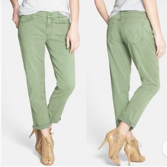 MOTHER Denim - MOTHER, The Dropout Walk in the Park Canteen Olive